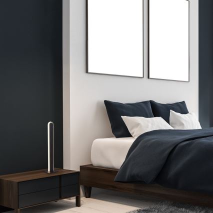 Rabalux - Candeeiro de mesa LED com regulação LED/15W/230V 3000/4000K preto