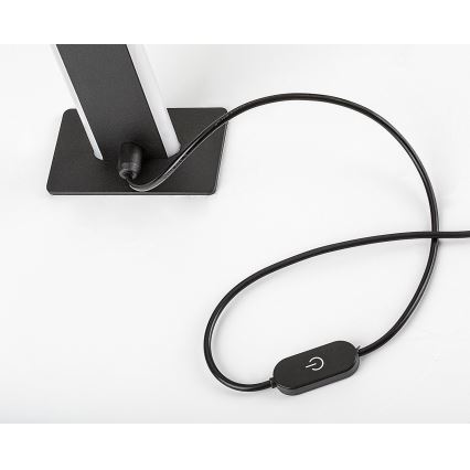 Rabalux - Candeeiro de mesa LED com regulação LED/15W/230V 3000/4000K preto