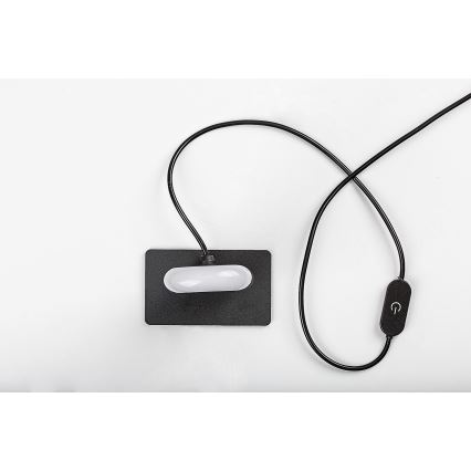 Rabalux - Candeeiro de mesa LED com regulação LED/15W/230V 3000/4000K preto