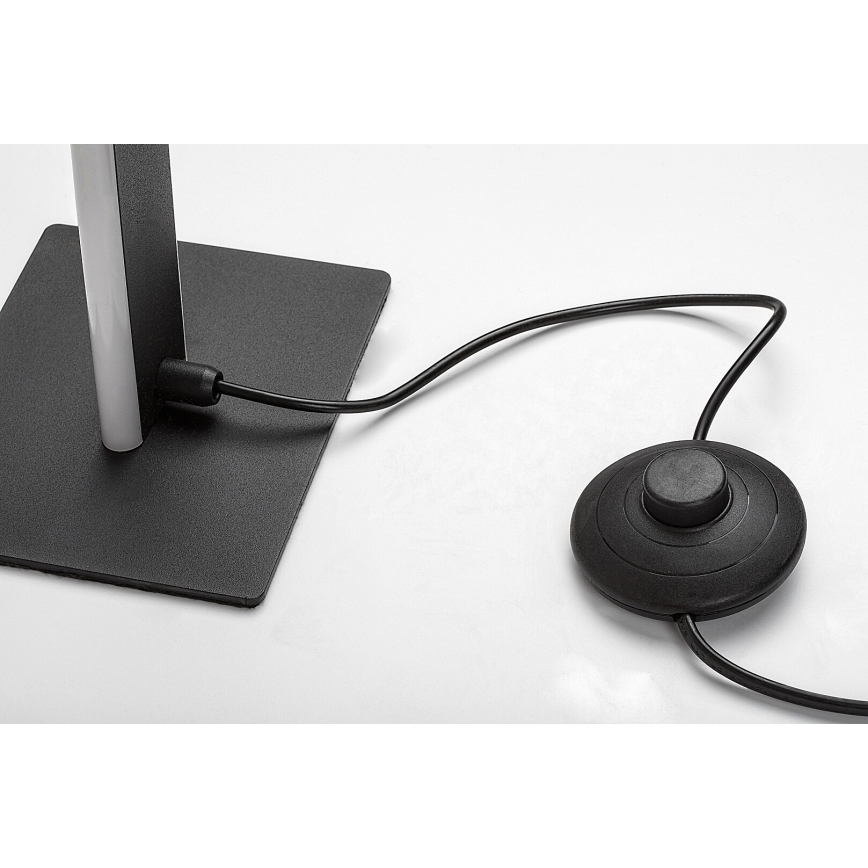 Rabalux - Candeeiro de chão LED com regulação LED/33W/230V 3000/4000K preto