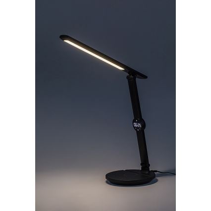 Rabalux - Candeeiro de mesa táctil LED com regulação e ecrã LED/9W/230V 3000/4000/6500K