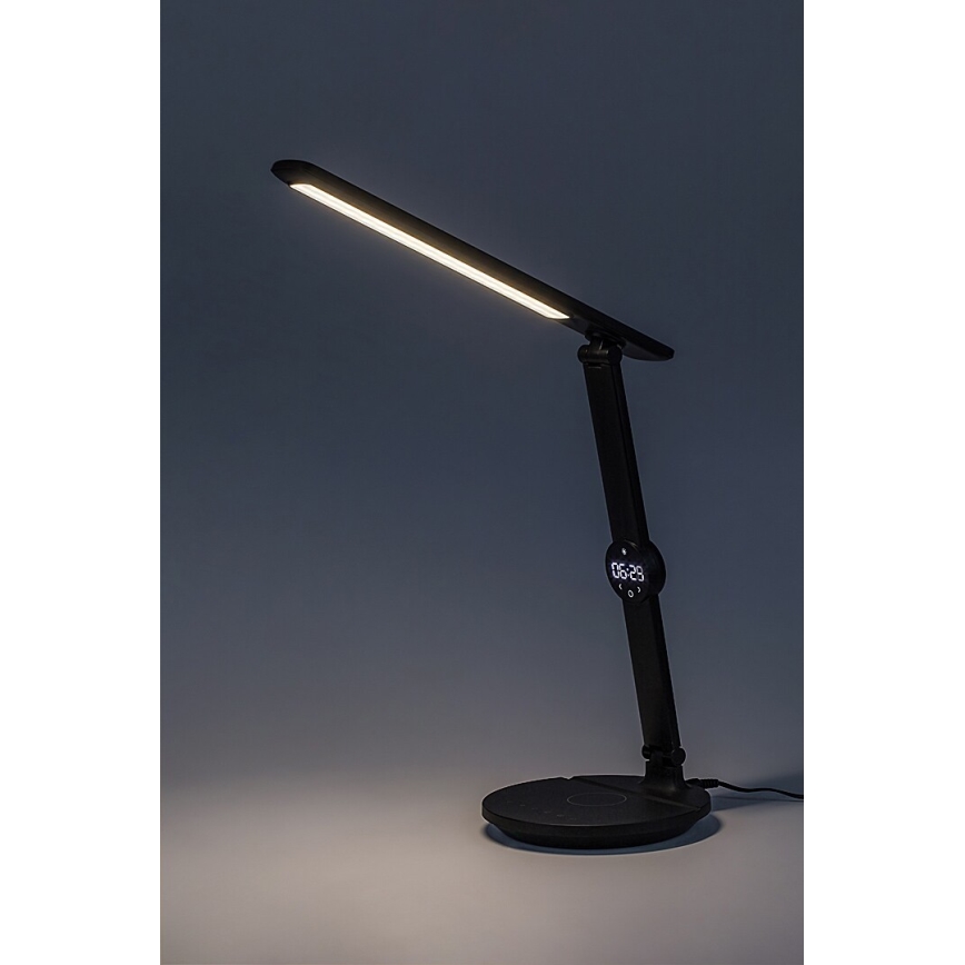 Rabalux - Candeeiro de mesa táctil LED com regulação e ecrã LED/9W/230V 3000/4000/6500K