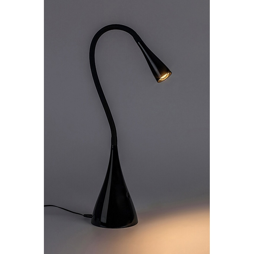 Rabalux - Candeeiro de mesa táctil LED com regulação LED/4W/230V 3000K preto