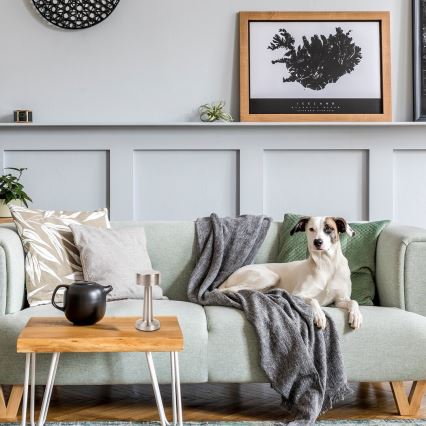 Rabalux - Lâmpada de mesa recarregável LED com toque LED/2,7W/5V 1200mAh 3000/4000/6000K cromo fosco