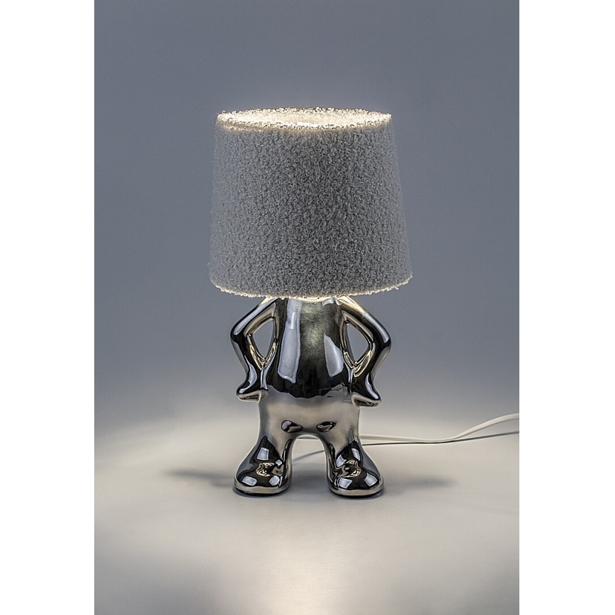 Rabalux - Candeeiro de mesa 1xE14/40W/230V cromado brilhante