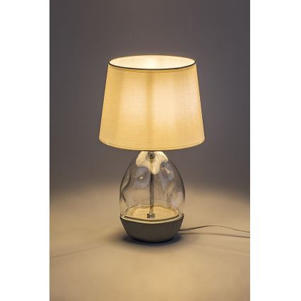 Rabalux - Candeeiro de mesa 1xE27/40W/230V branco