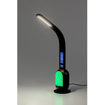 Rabalux - Candeeiro de mesa LED RGB com regulação LED/5W/230V preto