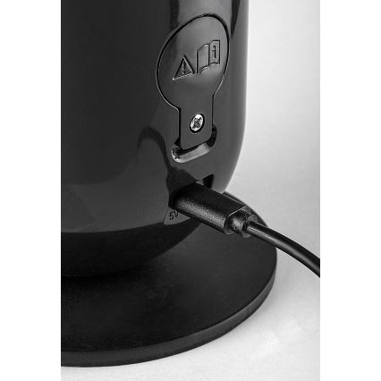 Rabalux - Candeeiro de mesa LED RGB com regulação LED/5W/230V preto