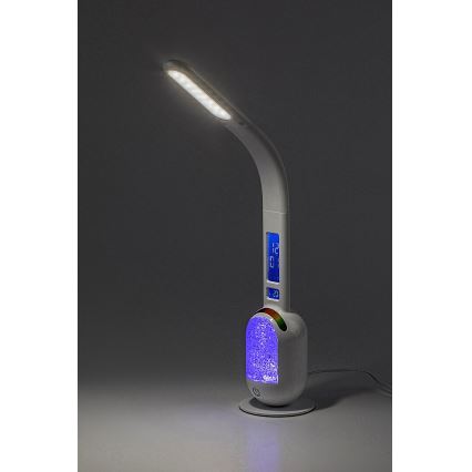 Rabalux - Candeeiro de mesa LED RGB com regulação LED/5W/230V branco