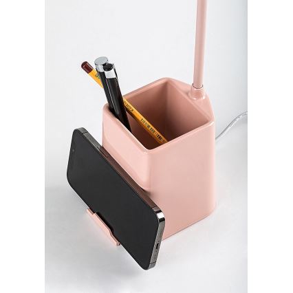 Rabalux - Candeeiro de mesa LED com regulação LED/6W/230V 5000K rosa