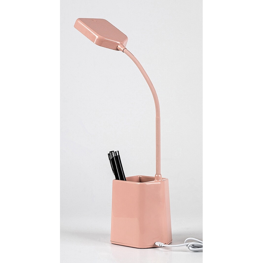 Rabalux - Candeeiro de mesa LED com regulação LED/6W/230V 5000K rosa