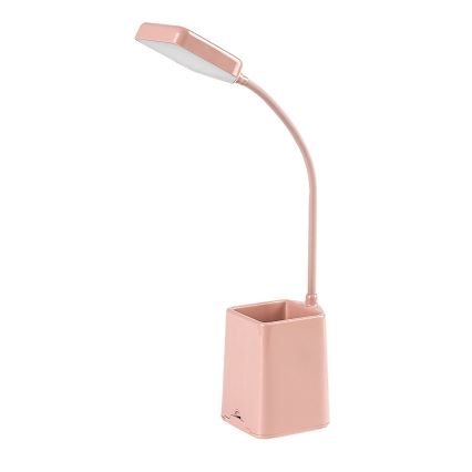 Rabalux - Candeeiro de mesa LED com regulação LED/6W/230V 5000K rosa