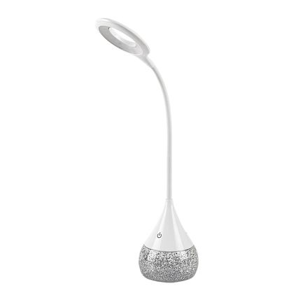 Rabalux - Candeeiro de mesa LED RGB com regulação LED/4W/230V branco