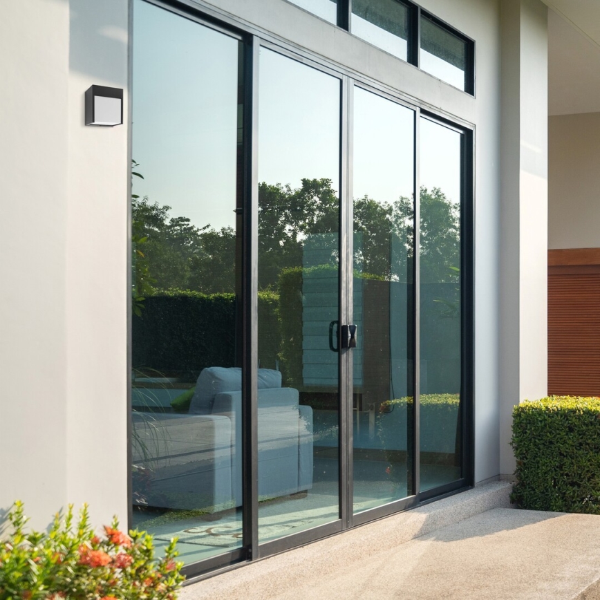 Rabalux - Iluminação de parede exterior LED LED/12W/230V preta IP54