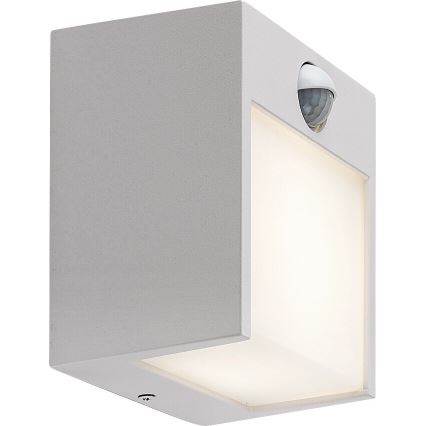 Rabalux - Luminária de parede LED exterior com sensor LED/12W/230V branco IP44