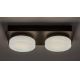 Rabalux - Iluminação de teto de casa de banho LED 2xLED/5,5W/230V IP44 preto