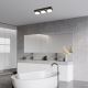 Rabalux - Iluminação de teto de casa de banho LED 3xLED/6W/230V IP44 preto