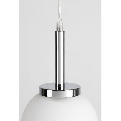Rabalux - Luminária de teto para banheiro com cabo 1xE14/40W/230V IP44 cromo brilhante