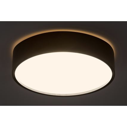 Rabalux - Plafon LED LED/18W/230V IP44 4000K diâmetro 28 cm preto