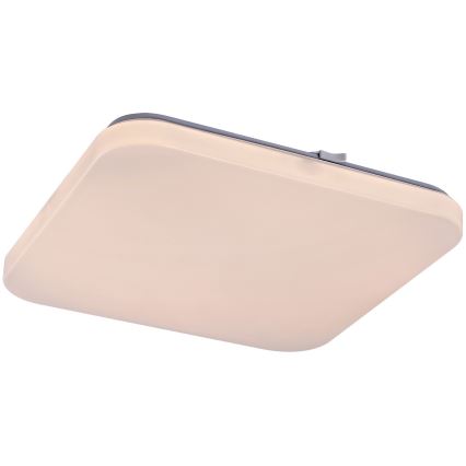 Rabalux - Luminária de teto LED com sensor, 12W, 230V, 4000K, 28x28 cm