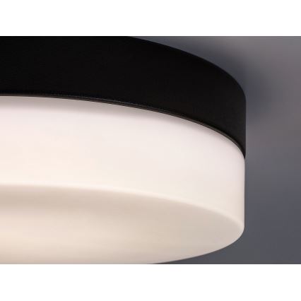 Rabalux - Iluminação de teto para casa de banho LED LED/15W/230V IP44 4000K diâmetro 23 cm preto