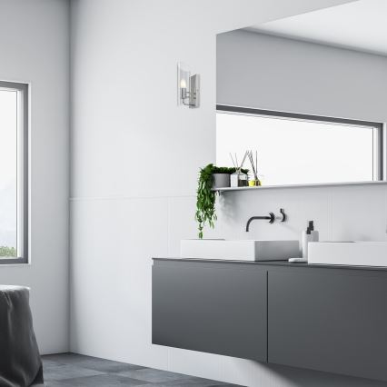 Rabalux - Iluminação de parede de casa de banho 1xE14/12W/230V IP44 cromado brilhante