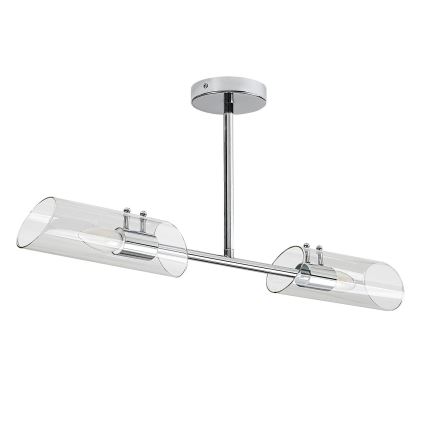 Rabalux - Candeeiro suspenso para casa de banho 2xE14/12W/230V IP44 cromado brilhante