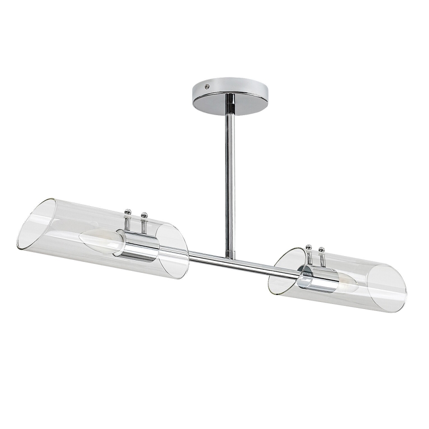 Rabalux - Candeeiro suspenso para casa de banho 2xE14/12W/230V IP44 cromado brilhante