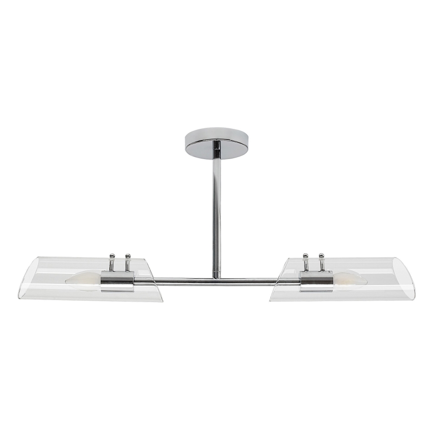 Rabalux - Candeeiro suspenso para casa de banho 2xE14/12W/230V IP44 cromado brilhante