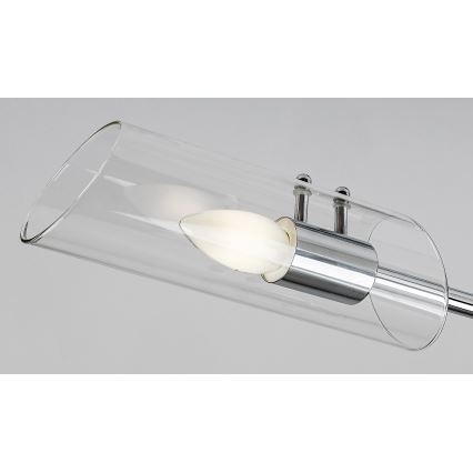 Rabalux - Candeeiro suspenso para casa de banho 2xE14/12W/230V IP44 cromado brilhante