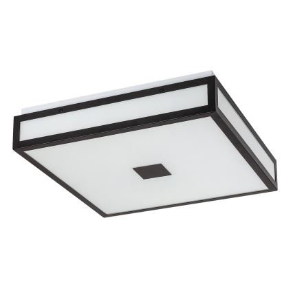 Rabalux - LED candeeiro de teto para casa de banho LED/18W/230V IP44 preto 30x30 cm