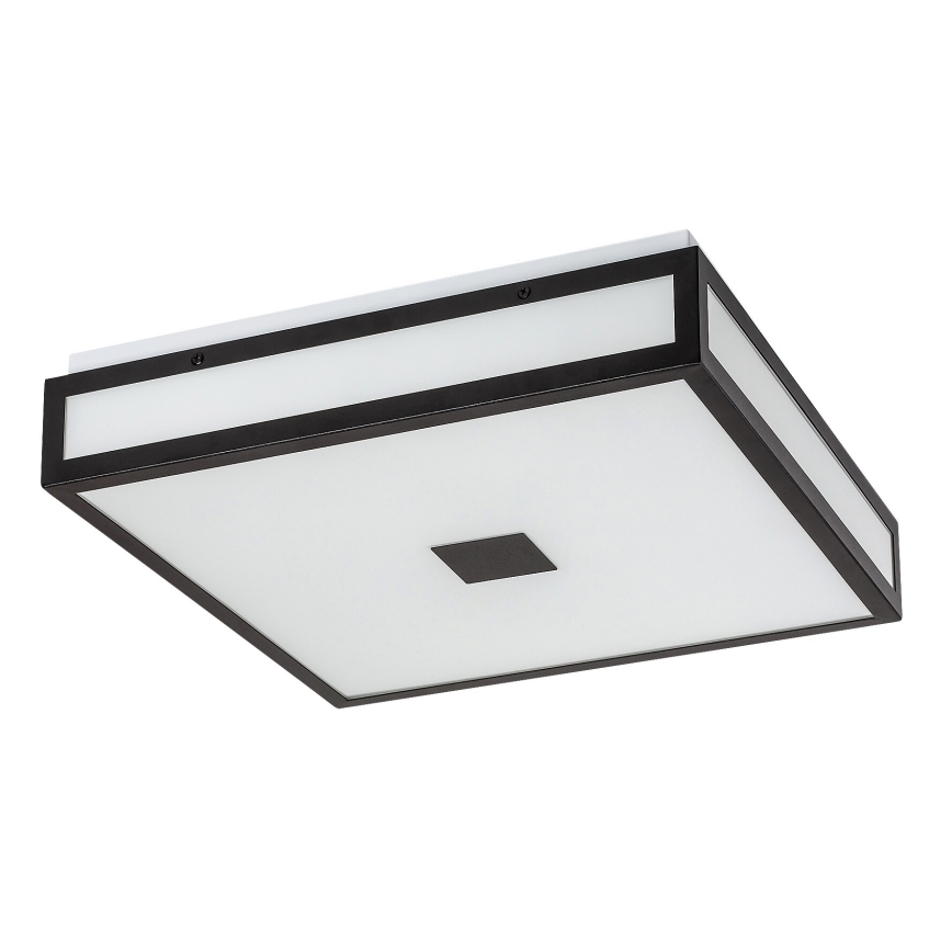 Rabalux - LED candeeiro de teto para casa de banho LED/18W/230V IP44 preto 30x30 cm