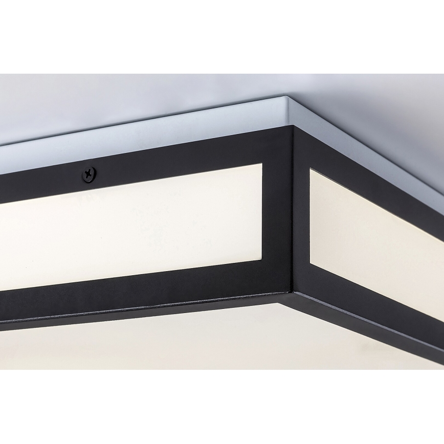 Rabalux - LED candeeiro de teto para casa de banho LED/18W/230V IP44 preto 30x30 cm