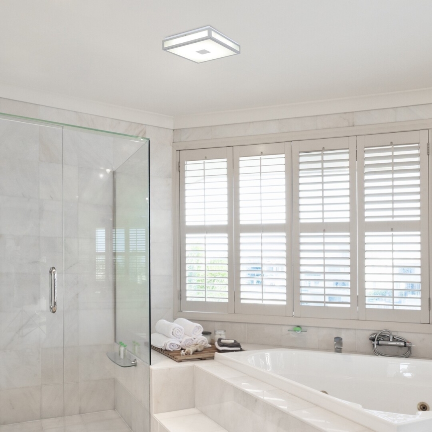 Rabalux - Iluminação de teto para casa de banho LED LED/18W/230V IP44 30x30 cm branco