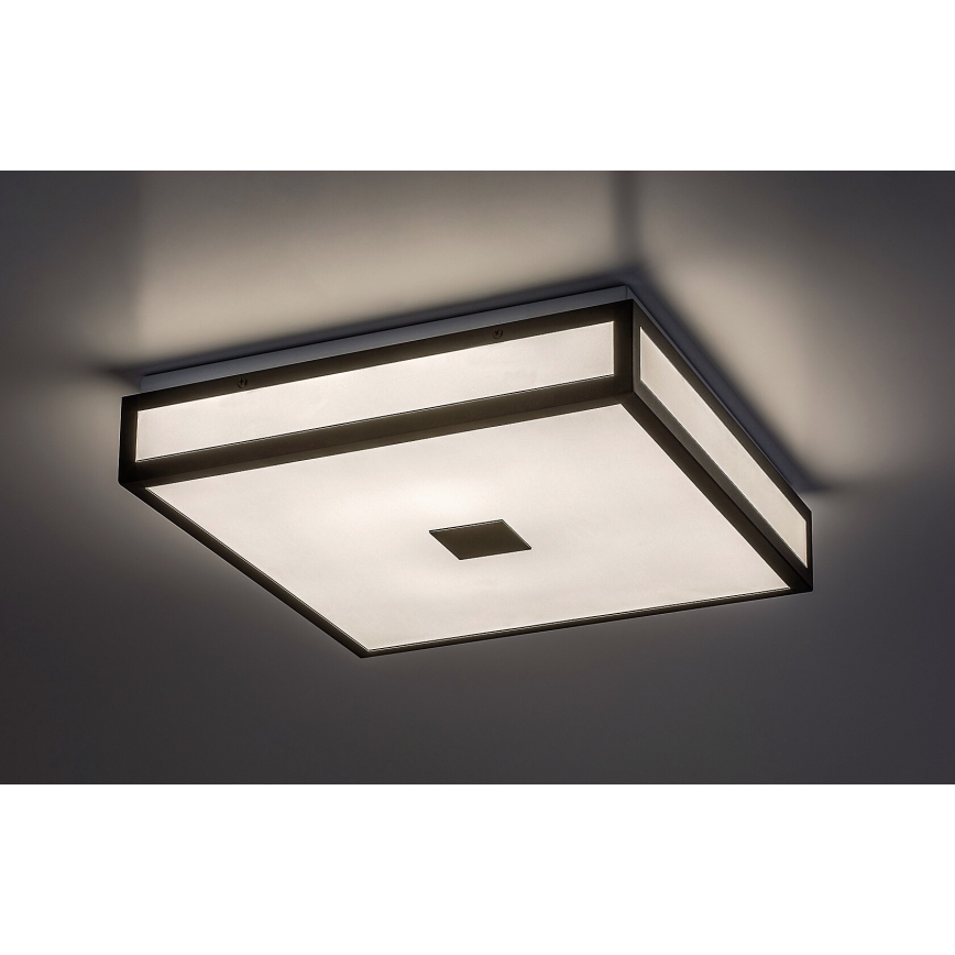 Rabalux - Iluminação de teto para casa de banho LED LED/24W/230V IP44 4000K 40x40 cm preto