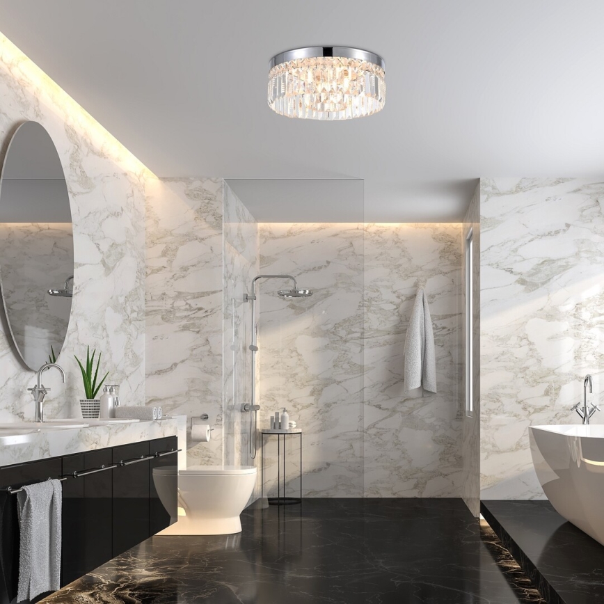 Rabalux - Candeeiro de tecto para casa de banho 6xG9/28W/230V IP44 Ø 35 cm