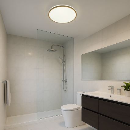 Rabalux - Candeeiro de tecto LED para casa de banho 18W/230V IP44 Ø 34 cm