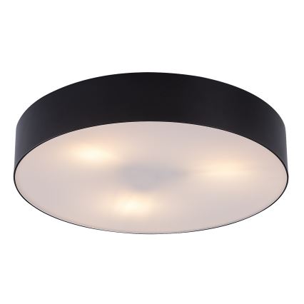 Rabalux - Luminária de teto para exterior 3xE27/9W/230V Ø 39 cm IP43 preta