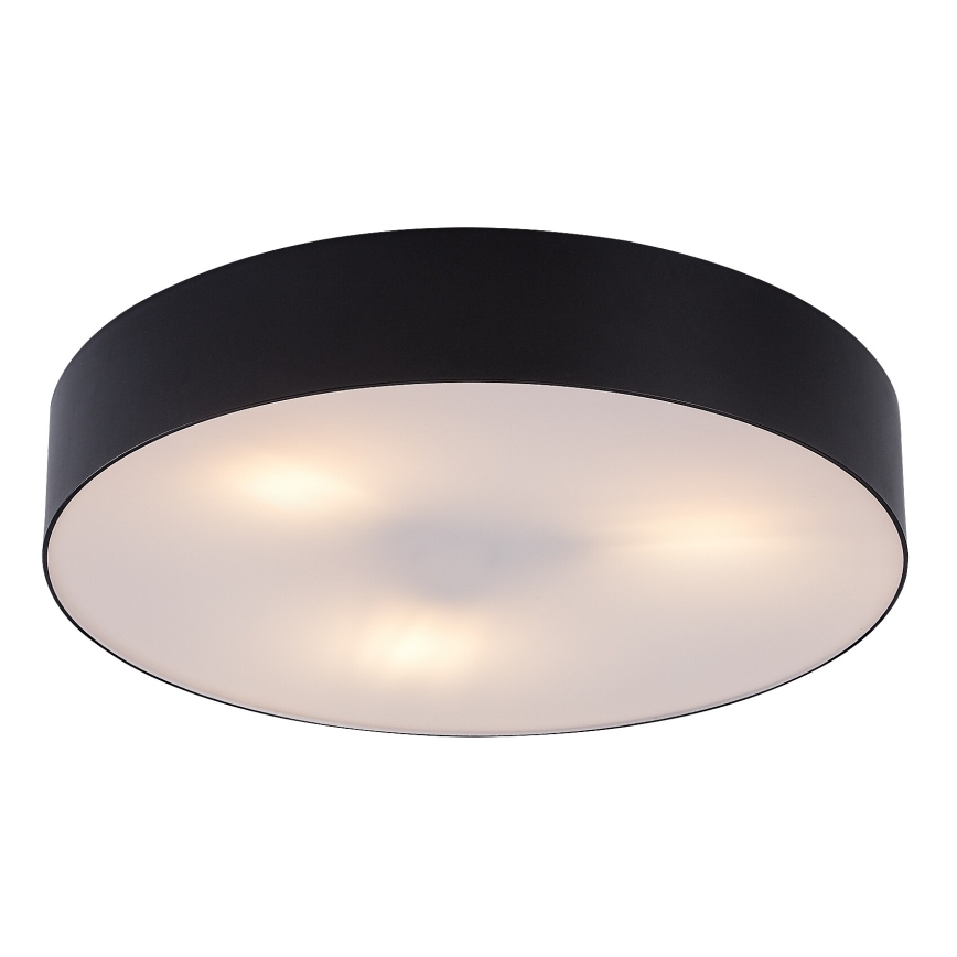 Rabalux - Luminária de teto para exterior 3xE27/9W/230V Ø 39 cm IP43 preta