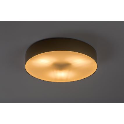 Rabalux - Candeeiro de tecto exterior 3xE27/9W/230V Ø 39 cm IP43 bege