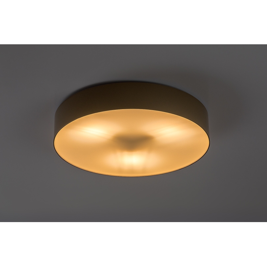 Rabalux - Candeeiro de tecto exterior 3xE27/9W/230V Ø 39 cm IP43 bege