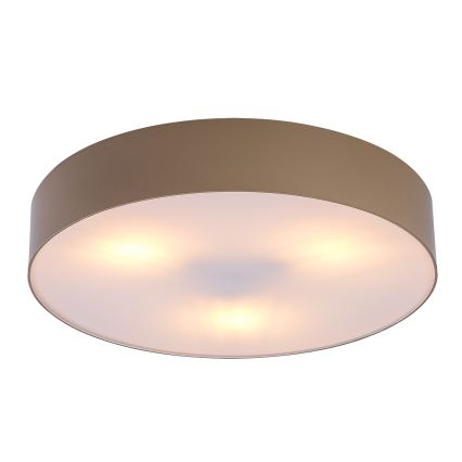 Rabalux - Candeeiro de tecto exterior 3xE27/9W/230V Ø 39 cm IP43 bege