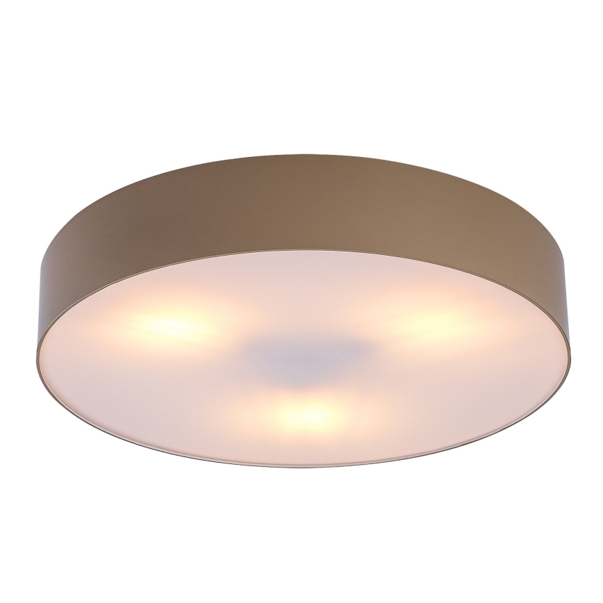 Rabalux - Candeeiro de tecto exterior 3xE27/9W/230V Ø 39 cm IP43 bege