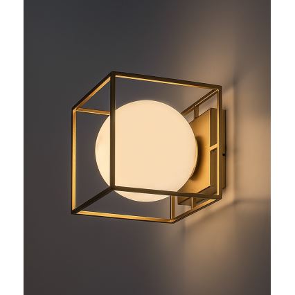 Rabalux - Arandela exterior 1xE14/15W/230V IP44 dourada