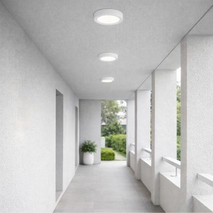 Rabalux - Luminária de tecto para casa de banho LED/24W/230V Ø 22 cm IP44 branca