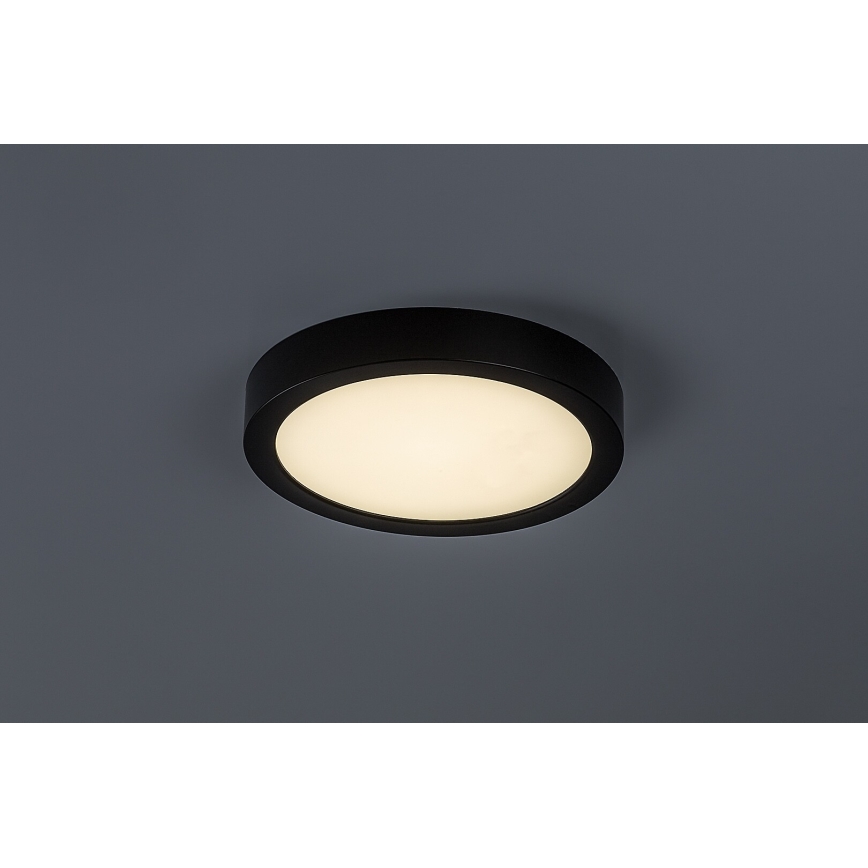 Rabalux - Candeeiro de tecto para casa de banho LED/24W/230V Ø 22 cm IP44 preto