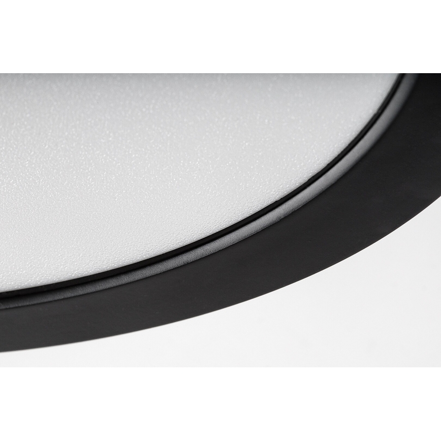 Rabalux - Candeeiro de tecto para casa de banho LED/24W/230V Ø 22 cm IP44 preto