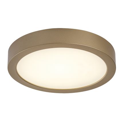 Rabalux - Plafon de teto LED para casa de banho, 24W/230V, Ø 22 cm, IP44, dourado