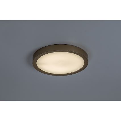 Rabalux - Candeeiro de teto LED para casa de banho, 30W/230V, Ø 30 cm, IP44, dourado
