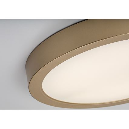 Rabalux - Candeeiro de teto LED para casa de banho, 30W/230V, Ø 30 cm, IP44, dourado